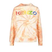 Paris Katoenen T-shirt Kenzo , Orange , Dames