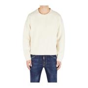 Casual Lodge Life Sweatshirt - Comfortabele Stijl Dsquared2 , White , ...