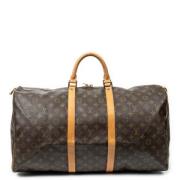 Pre-owned Canvas travel-bags Louis Vuitton Vintage , Brown , Dames