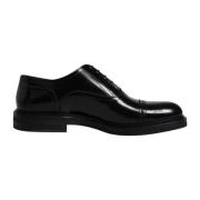 Zwarte leren Oxford Wingtip formele schoenen Dolce & Gabbana , Black ,...