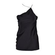 Stijlvolle Mouwloze Top Erika Cavallini , Black , Dames