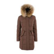 Bruine Hoodie met Rits YES ZEE , Brown , Dames