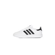 Court J Lage Schoen in Cloud White/Zwart Adidas , White , Dames