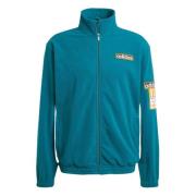 Adibreak Polar Fleece Jas Adidas , Blue , Heren