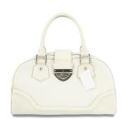 Pre-owned Leather louis-vuitton-bags Louis Vuitton Vintage , White , D...