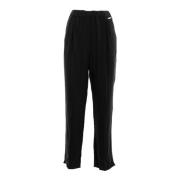 Effen kleur damesbroek Twinset , Black , Dames