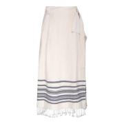 Beige Rok Elegante Stijl Max Mara Weekend , Beige , Dames