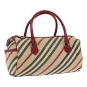 Pre-owned Nylon handbags Burberry Vintage , Beige , Dames