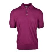 Katoenen Polo Shirt Ballantyne , Purple , Heren