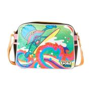 Zwarte dames crossbody tas met verstelbare band Gola , Multicolor , Da...