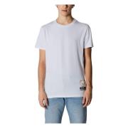 Katoenen Heren T-shirt en Polo Moschino , White , Heren