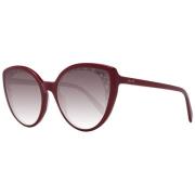 Rode Vlinder Zonnebril Verlooplens Emilio Pucci , Red , Dames