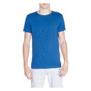 Stretch Slim Fit Tee Collectie Katoen Elastaan Tommy Hilfiger , Blue ,...