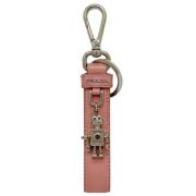 Pre-owned Leather key-holders Prada Vintage , Pink , Unisex