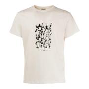 Heren T-shirt met Eigen Stijl Bikkembergs , White , Heren