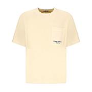 Casual Katoenen T-shirt Stone Island , Yellow , Heren