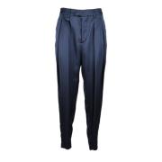 Viscose Casual Broek Berwich , Blue , Dames