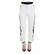 Witte DG Logo Sweatpants Dolce & Gabbana , White , Dames