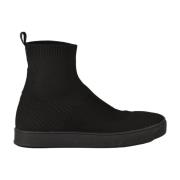 Stijlvolle enkellaars in andere vezels Max & Co , Black , Dames