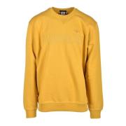 Militaire Sweater 100% Katoen Aeronautica Militare , Yellow , Heren