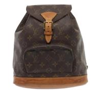 Pre-owned Canvas backpacks Louis Vuitton Vintage , Brown , Dames