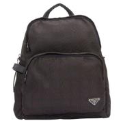 Pre-owned Nylon backpacks Prada Vintage , Black , Dames