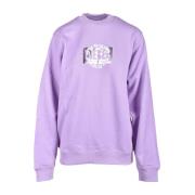 Lila Sweatshirt voor Vrouwen Diesel , Purple , Dames