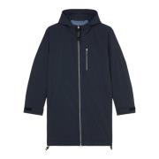 Gewatteerde parka met capuchon Marc O'Polo , Blue , Heren