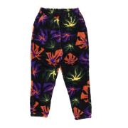 Sherpa Plant Motif Print Broek HUF , Multicolor , Heren