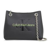 Gesculpteerde Schouder Dames Tas Lente/Zomer Collectie Calvin Klein Je...