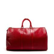 Pre-owned Leather louis-vuitton-bags Louis Vuitton Vintage , Red , Dam...