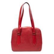 Pre-owned Leather louis-vuitton-bags Louis Vuitton Vintage , Red , Dam...