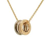 Pre-owned White Gold necklaces Bvlgari Vintage , Yellow , Dames