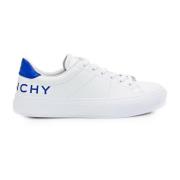 Witte leren sneakers met 4G-logo Givenchy , White , Heren