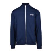 Katoen Elastaan Sweater Bikkembergs , Blue , Heren