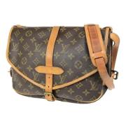 Pre-owned Canvas louis-vuitton-bags Louis Vuitton Vintage , Brown , Da...