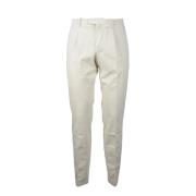 Casual Katoen Elastaan Broek Briglia , Beige , Heren