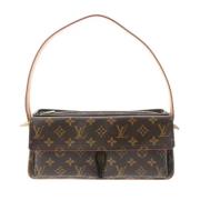 Pre-owned Canvas shoulder-bags Louis Vuitton Vintage , Brown , Dames