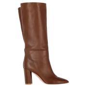 Pre-owned Leather boots Gianvito Rossi Pre-owned , Brown , Dames