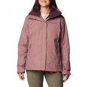 3-in-1 Fleece Interchange Jas Roze Columbia , Pink , Dames