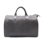 Pre-owned Leather louis-vuitton-bags Louis Vuitton Vintage , Black , D...