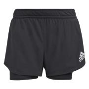 Snelle Primeblue Twee-in-Een Shorts Adidas , Gray , Dames