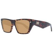 Bruine Dames Zonnebril Rechthoekig Frame Bally , Brown , Dames