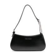 Zwarte Eco-lederen Tas met Strass Chiara Ferragni Collection , Black ,...