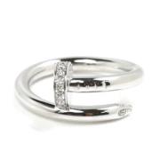 Pre-owned White Gold rings Cartier Vintage , Gray , Dames