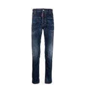 Blauwe Stijlvolle Broek Dsquared2 , Blue , Heren