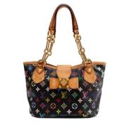 Pre-owned Canvas shoulder-bags Louis Vuitton Vintage , Black , Dames