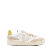 Witte Sneakers met Multikleur Details Veja , Multicolor , Dames