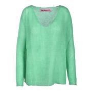 Zachte Gebreide Trui Pink Memories , Green , Dames