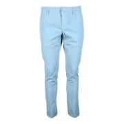 Katoen Elastaan Broek Dondup , Blue , Heren